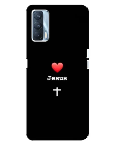 Чехол для OPPO A92s с картинкой «Сердце - Jesus»