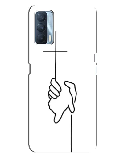 Чехол для OPPO A92s с картинкой «Рука держит»