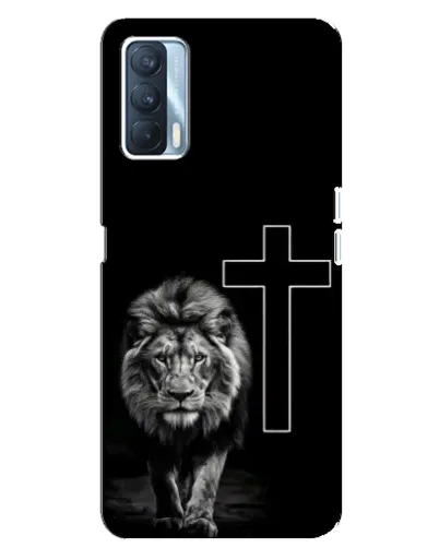 Чехол для OPPO A92s с картинкой «Лев и Крест»