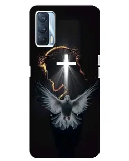 Чехол для OPPO A92s с картинкой «Голубь и Свет»