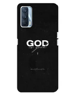 Чехол для OPPO A92s с картинкой «GOD — Бог над всем»