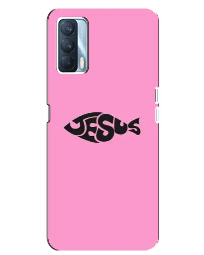 Чехол для OPPO A92s с картинкой «Розовый символ  Jesus»