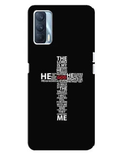 Чехол для OPPO A92s с картинкой «Текстовый крест»