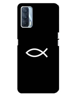 Чехол для OPPO A92s с картинкой «Символ рыбы Jesus»