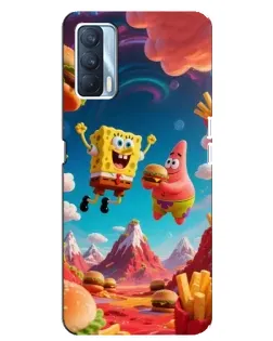 Чохол для OPPO A92s з картинкою «Космічний фастфуд»