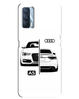 Чохол для OPPO A92s з картинкою «Audi — контрастний дизайн» Чохол для OPPO A92s з картинкою «Audi — контрастний дизайн»