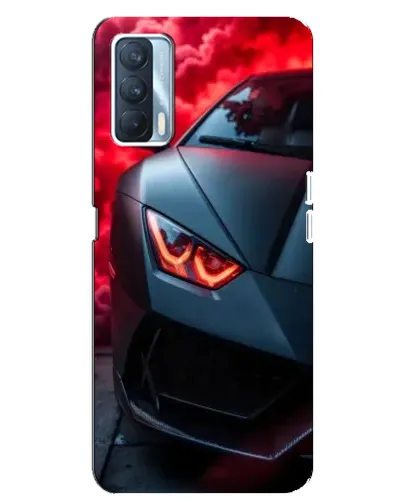 Чохол для OPPO A92s з картинкою «Lamborghini червоне сяйво»