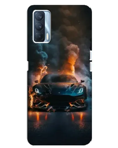 Чохол для OPPO A92s з картинкою «Lamborghini димна естетика»