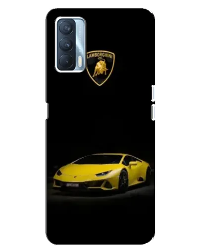 Чохол для OPPO A92s з картинкою «Lamborghini жовтий акцент»