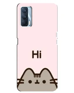 Чохол для OPPO A92s з картинкою «Пушин каже Hi»