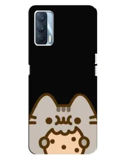 Чохол для OPPO A92s з картинкою «Пушин на чорному»
