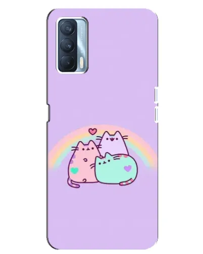 Чохол для OPPO A92s з картинкою «Веселкові Пушини»