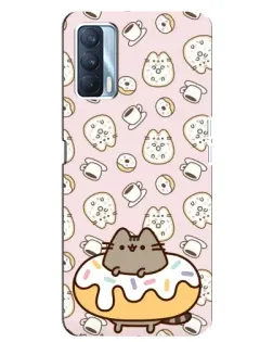 Чохол для OPPO A92s з картинкою «Пушин на пончику»