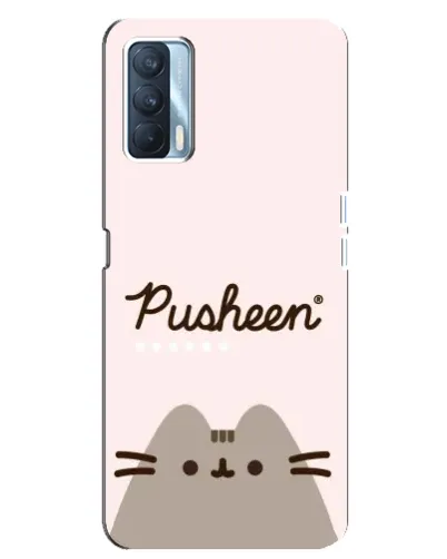 Чохол для OPPO A92s з картинкою «Pusheen логотип»