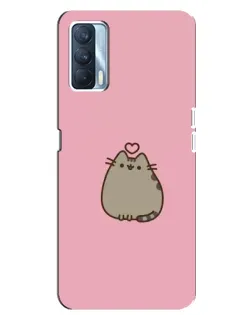 Чохол для OPPO A92s з картинкою «Pusheen серце»
