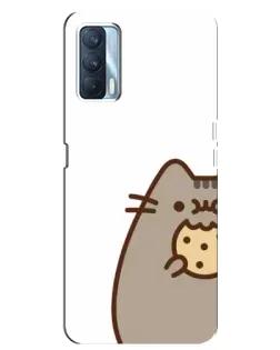 Чохол для OPPO A92s з картинкою «Пушин з печивом»