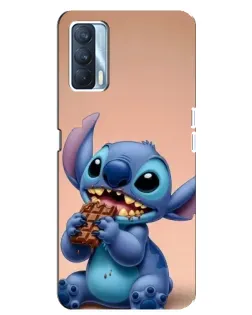 Чохол для OPPO A92s з картинкою «Стіч їсть шоколад»