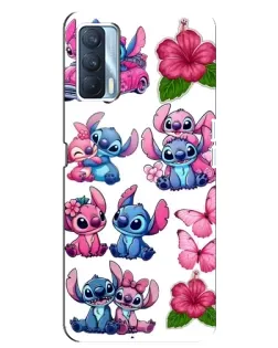 Чохол для OPPO A92s з картинкою «Стікери Stitch та Angel»
