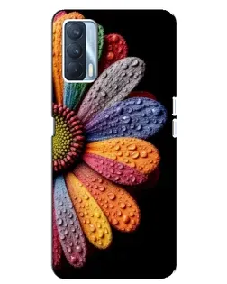 Чехол для OPPO A92s с картинкой «Радужный цветок» Чехол для OPPO A92s с картинкой «Радужный цветок»