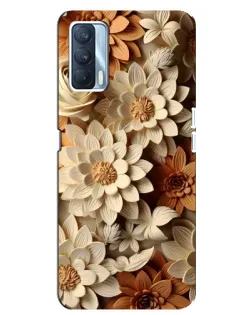 Чехол для OPPO A92s с картинкой «Бежевый флористический декор» Чехол для OPPO A92s с картинкой «Бежевый флористический декор»