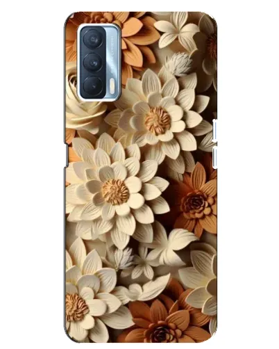 Чехол для OPPO A92s с картинкой «Бежевый флористический декор» Чехол для OPPO A92s с картинкой «Бежевый флористический декор»