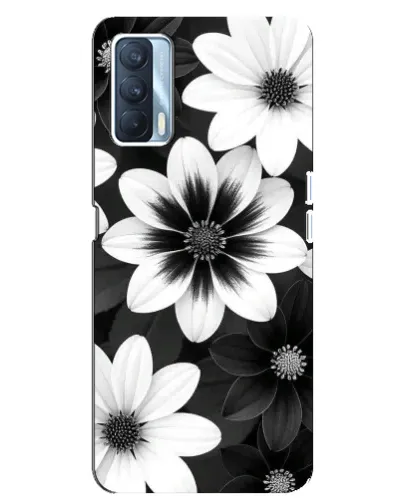 Чехол для OPPO A92s с картинкой «Монохромные астры» Чехол для OPPO A92s с картинкой «Монохромные астры»