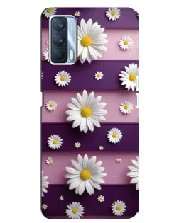 Чехол для OPPO A92s с картинкой «Ромашки на фиолетовом» Чехол для OPPO A92s с картинкой «Ромашки на фиолетовом»
