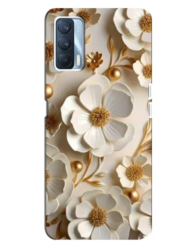 Чехол для OPPO A92s с картинкой «Белие бумажние цвети» Чехол для OPPO A92s с картинкой «Белие бумажние цвети»