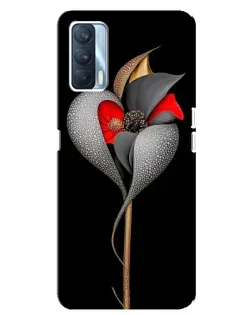Чехол для OPPO A92s с картинкой «Серебряный фантазийный цветок» Чехол для OPPO A92s с картинкой «Серебряный фантазийный цветок»