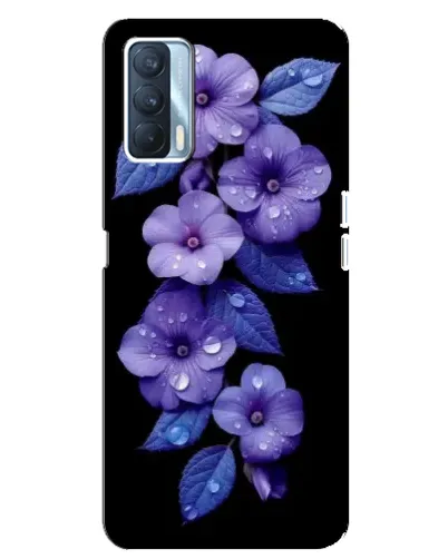 Чехол для OPPO A92s с картинкой «Фиолетовые цветы с росою» Чехол для OPPO A92s с картинкой «Фиолетовые цветы с росою»
