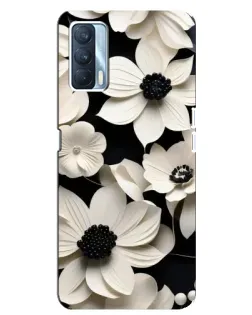Чехол для OPPO A92s с картинкой «Объемные белые цветы» Чехол для OPPO A92s с картинкой «Объемные белые цветы»