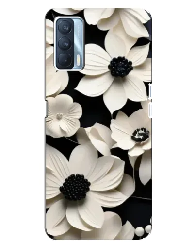 Чехол для OPPO A92s с картинкой «Объемные белые цветы» Чехол для OPPO A92s с картинкой «Объемные белые цветы»