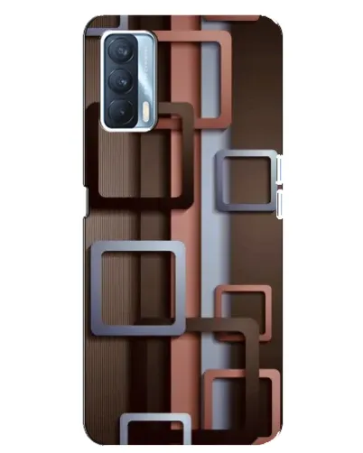 Чохол для OPPO A92s з картинкою «Коричневі об'ємні квадрати» Чохол для OPPO A92s з картинкою «Коричневі об'ємні квадрати»