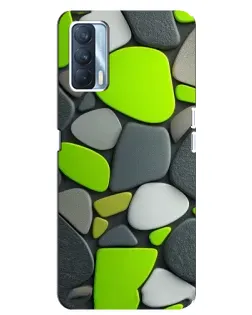 Чохол для OPPO A92s з картинкою «Яскрава неонова галька»