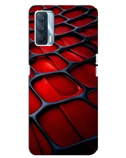 Чохол для OPPO A92s з картинкою «Червона глянцева сітка»