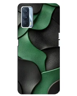 Чохол для OPPO A92s з картинкою «Зелені шкіряні хвилі»