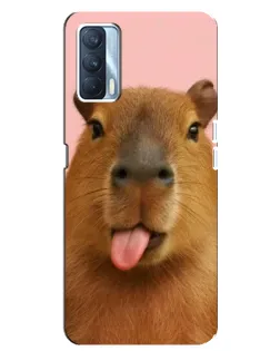 Чехол для OPPO A92s с картинкой «Капибара с языком» Чехол для OPPO A92s с картинкой «Капибара с языком»