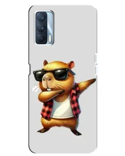 Чехол для OPPO A92s с картинкой «Капибара рэпер даб» Чехол для OPPO A92s с картинкой «Капибара рэпер даб»