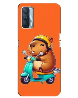 Чехол для OPPO A92s с картинкой «Капибара на скутере» Чехол для OPPO A92s с картинкой «Капибара на скутере»