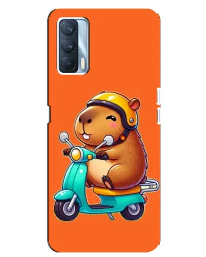 Чехол для OPPO A92s с картинкой «Капибара на скутере» Чехол для OPPO A92s с картинкой «Капибара на скутере»