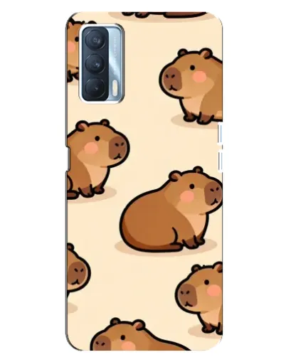 Чехол для OPPO A92s с картинкой «Паттерн милых капибар» Чехол для OPPO A92s с картинкой «Паттерн милых капибар»