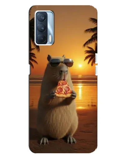 Чехол для OPPO A92s с картинкой «Капибара с пиццей» Чехол для OPPO A92s с картинкой «Капибара с пиццей»