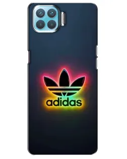Чохол для OPPO A93 з картинкою «Неоновий Adidas»