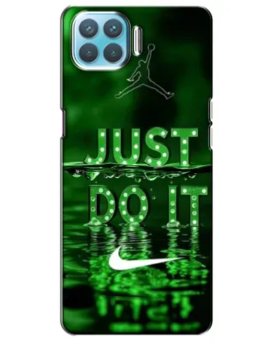 Чохол для OPPO A93 з картинкою «Зелений неоновий Nike»