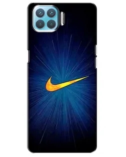 Чохол для OPPO A93 з картинкою «Синій пульс Nike»