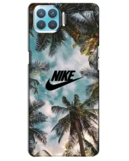 Чохол для OPPO A93 з картинкою «Тропічний принт Nike»