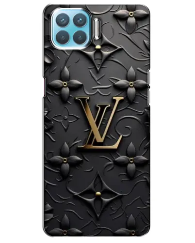 Чехол для OPPO A93 с картинкой «Кожаная текстура LV»