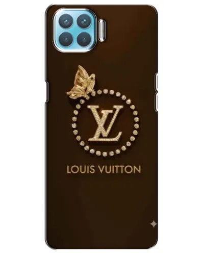 Чехол для OPPO A93 с картинкой «LV — золотая печать»