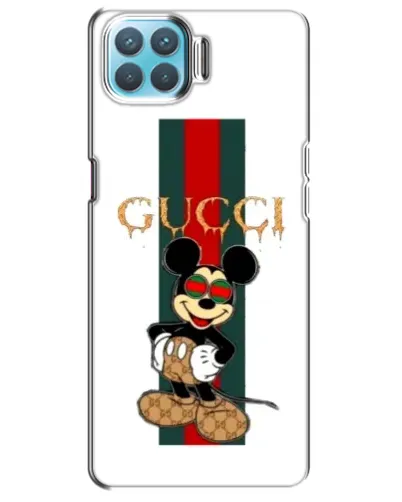 Чохол для OPPO A93 з картинкою «Міккі Маус Gucci — смуги» Чохол для OPPO A93 з картинкою «Міккі Маус Gucci — смуги»