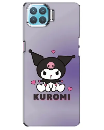 Чохол для OPPO A93 з картинкою «Kuromi — фіолетовий арт»